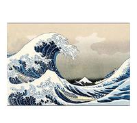 5D DIY Diamond Art Painting Kits for Adults Kids, Full Drill Great Wave 50x70cm Diamond Embroidery Pictures Crystal Rhinestone Cross Stitch Arts and Crafts Canvas Kits for Home Wall Decor (20x28inch)