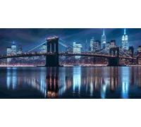 5D DIY Diamond Art Painting Kits Full Drill for Kids Adults, Large Diamond Painting Brooklyn Bridge Crystal Rhinestone Embroidery Cross Stitch Arts and Crafts for Home Wall Decor Gifts 70x140cm v-57
