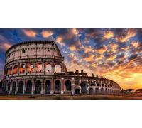 5D DIY Diamond Art Painting Kits Full Drill for Kids Adults, Large Diamond Painting The Roman Colosseum Crystal Rhinestone Embroidery Arts and Crafts Canvas for Home Wall Decor Gifts 90x180cm v-573