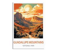 5D DIY Diamond Art Painting Kits,Guadalupe Mountains National Park Painting Kits for Adults, Diamond Art Kits 5D DIY Diamond Painting for Home Decor 40x50cm