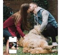 5D DIY Diamond Painting Kit - Create Custom Art from Your Private Photo, Full Round Drill Diamonds for Home Decor(15.8x15.8inch/40x40cm)