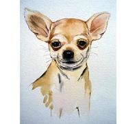 5D DIY Diamond Painting Kits Cute Chihuahua Dog Full Drill Crystal Embroidery Cross Stitch Arts Crafts for Home Wall Decor