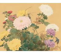 5D DIY Diamond Painting Kits for Adults & Kids Full Drill, Crystal Art Gem Painting for Home Wall Decor, Perfect for Relaxation Stress Relief, Easy Create, Chrysanthemum Insect 80x110cm A-446