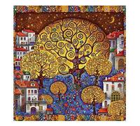 5D DIY Diamond Painting Kits,Gustav Klimt Tree of Life 20x20in Diamond Painting for Adults Kids Cross Stitch Full Drill Crystal Embroidery Diamond Dot Art Pictures Home Wall Decor Gifts 50x50cm