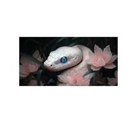 5D DIY Flower Diamond Art Kits Adults, Snake Diamond Painting, Full Drill Crystal Canvas Wall Art 56 x 28 Inch Rhinestones Embroidery Cross Stitch Paint by Numbers,Room Decor Gifts for Women 2509-6721