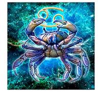 5D DIY Full Drill Constellation Diamond Painting Aquarius Cross Stitch Zodiac Signs Embroidery Mosaic Kit Home Decor Wall Art Gifts Cancer