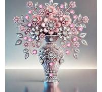 5D DIY Partial Special Shaped Drill Kit Vase Decoration 30x30cm
