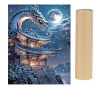 5D DIY Square Drill Diamond Painting Dragon 40x50 cm - Dragon Art Painting by Numbers - Square Diamond Picture Art - Cross Stitch Kits for Kids