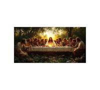 5D DIY The Last Supper Diamond Art Kits Adults, Tree Diamond Painting, Full Drill Crystal Canvas Wall Art 16 x 32 in Rhinestones Embroidery Cross Stitch Paint by Numbers, Room Decor Gifts 2509-4523