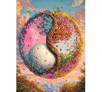 5D DIY Tree Of Life Full Kits Diamond Art for Kids Adults, Large Square Full Drill 60x80cm Crystal Numbers Diamond Painting Crafts Embroidery Kits, as Gifts, Mural for Home Wall Decoration. Bo-376