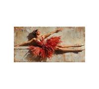 5D DIY Woman Diamond Art Kits Adults, Dance Diamond Painting, Full Drill Crystal Canvas Wall Art 32x16In Rhinestones Embroidery Cross Stitch Paint by Numbers, Room Decor Gifts for Women 2509-7852