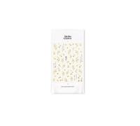 5D Embossed Flower Stickers for Nail Art White Floral Self-Adhesive Pearls Nail Art Decals for Women Nail Supplies Art Design Stickers (to4274)