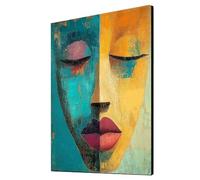 5D Face Diamond Art Kits Adults Abstract Diamond Painting, Crystal art Cross Stitch Embroidery Kit, DIY Painting by Numbers with Rhinestones, Hobbies for Adults Women, Home Decor 16 x 22 Inch 1ZSH-674