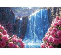 5D Fall Diamond Painting Kits for Beginners, Flowers Diamond Art Painting Kits for Adults, DIY Square Full Drill Crystal Picture Kit, Gem Art Crafts Kit for Home Wall Decor Gifts 16x20inch -37283