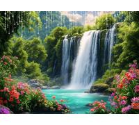 5D Flower Diamond Art Insect Diamond Painting Kit for Adults Beginners, DIY Full Round Drill Crystal Art kits for Adults, Embroidery Cross Stitch Gem Painting Crafts for Room Decor 90x120 cm Q4-125