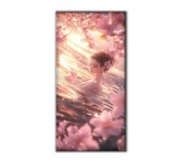 5D Full Drill Diamond Painting Flowers Beauty Diamond Art Kits Adults & Kids DIY Gem Painting Crystal Creations Art Kits, Arts and Crafts for Adults for Home Room Decor, Birthday Gifts 40x80cm Q-703