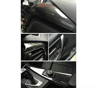 5D Glossy Carbon Fiber Pattern Vinyl Sticker for Auto Applications - Transparent Optical Properties and Thermal Transmission Capability (30CM*100CM)