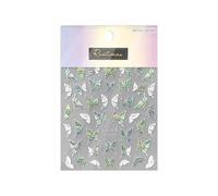 5D Japanese Glittering Butterfly Nails Art Stickers Unique Adhesive Decals Fashion Nails Decoration For Manicure