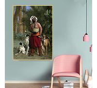 5D Painting Kits for Adults and Kids Jean-Leon Gerome《Master of The Hounds 》 DIY Full Drill Painting16*20In
