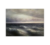 5D Painting Kits Ivan Aivazovsky《The Black Sea》 Full Drill Dots Paintings Picture Arts Craft for Home Wall Art Decor20*24In
