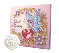 5D Pearl Painting Kits, DIY Pearl Gem Art Diamond Painting Kits for Beginners Adults, 25x25cm Creativity DIY Pearls Dot Paintings, Home Decor Gift Diamond Dots Paintings Picture Arts Craft -ZZH246