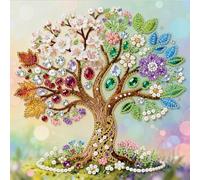 5D Pearl Painting Kits for Adults, 25x25cm DIY Pearl Gem Art Diamond Painting Kits for Beginners, Creativity DIY Pearls Dot Paintings, Home Decor Diamond Dots Paintings Gem Picture Arts Craft -ZZH230
