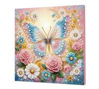 5D Pearl Painting Kits with Frame, 25x25cm DIY Pearl Gem Art Diamond Painting Kits for Adults Beginners, Creativity Pearls Dot Paintings, Home Decor Gift Diamond Dots Paintings Picture Arts Craft-03