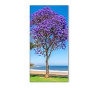 5D Purple Trees Diamond Art Kits Adults, Full Drill Crystal Rhinestones Embroidery Craft Set, Cross Stitch Kits for Adults Beginner, Gems Art Diamond Painting for Home Decoration Gift 8x16in J26-5510