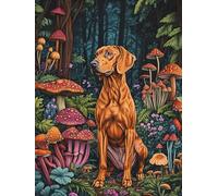 5D Rhodesian Ridgeback Diamond Art 12x16 Inch Full Drill Diamond Painting Kits for Adults & Beginners - DIY Art Crafts for Relaxation and Home Wall Decor 1467