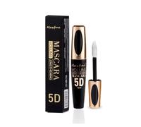 5D Silk Fiber Eyelash Mascara Black Volume Lash Sensational Volumizing Soft Brush and Thickening Mascaras Waterproof Long-Lasting Non Smudge False Effect