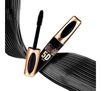 5D Silk Fiber Volume Mascara - Long-Lasting Waterproof Formula with Soft Brush for False Lash Effect