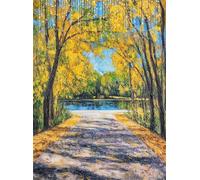 5D Tree Diamond Art The Way Diamond Painting Kit for Adults Beginners, DIY Full Square Drill Crystal Art kits for Adults, Embroidery Cross Stitch Gem Painting Crafts for Room Decor 50x70 cm Q4-311