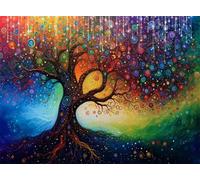 5D Watercolor Diamond Art Eagle Diamond Painting Kit for Adults Beginners, DIY Full Square Drill Crystal Art kits for Adults, Embroidery Cross Stitch Gem Painting Crafts for Room Decor 90x120 cm Q4-95
