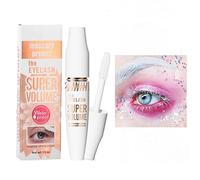 5D White Waterproof Mascara,Waterproof White Eye lashMawhitescara,Long lasting Charming Voluminous Mascara,Smudge-proof, Perfect for Daily Use and Special Occasions Halloween for Eye Makeup (1PC)