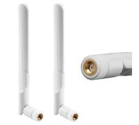 5dBi 4G LTE Antennas 2 Pack - SMA Male Omnidirectional Aerial Compatible with Modem Terminal Wireless Trail Camera for TP-Link Routers, Netgear, Trail Cameras & Modems (Vodafone/EE/O2/Three)