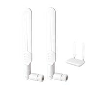 5dBi 4G LTE Antennas 2-Pack, SMA Male Omnidirectional Aerial, Weather Resistant Plug and Play Antenna for TP-Link Routers, Trail Cameras & Modems, Compatible with Vodafone EE O2 Three