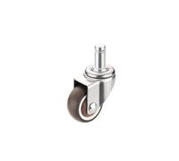 5er-Pack Quiet Office Chair Wheels, 2-Inch Swivel Rubber Casters, Durable Rolling Caster Replacement for Office Furniture & Computer Desks