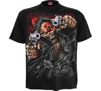 5FDP - ASSASSIN - Licensed Band T-Shirt Black Spiral Black S