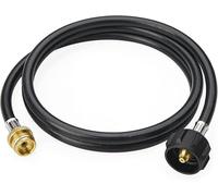 5Feet Propane Hose Adapter Extension to Connect Appliances to RV's Propane Supply, 1-LB Cylinders, or Distribution Tree, Great for Camping and RV