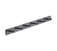 5five 6-Head Metal Coat Hook Black