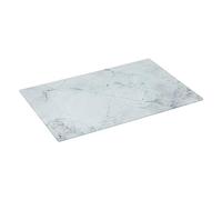 5five Glass Chopping Board 30 x 20 cm White Marble Effect
