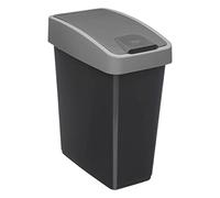 5five - Rubbish bin with 2 openings plastic 45 L grey