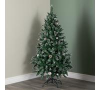 5ft (1.5m) Tall Rocky Mountain Pine Christmas Tree with 526 Snow Tipped Branches & Pinecones
