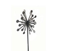 5Ft 3D Allium Plant Pin (2 Parts) BM/RtR (Pack of 3) - Steel - H152 cm Poppy Forge Black One Size