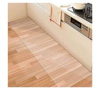 5ft/7ft/8ft/10ft/12ft/15ft/20ft Long Kitchen Floor Mats, Clear Vinyl Plastic Carpet Protector, Non-Slip Transparent Rugs, Can Be Cut (Size : 140x300cm(4.5ftx10ft))