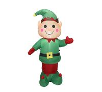 5FT Christmas Elf Inflatable with LED Lights & Air Blower for Outdoor Yard