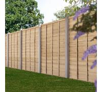 5ft High 1.5m Forest Signature Lap Fence Panel - Pressure Treated