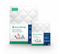 5ft King Bed Size Anti Allergy Luxury Quilted Mattress Protector, Fitted Sheet Cover, 25cm, 10" Deep, 152cm x 200cm - Littens Essentials