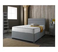 (5ft King Mattress Size Mattress - 150cm x 200cm) Victoria White Castle Hybrid Mattress - Plush Comfort, Durable Design