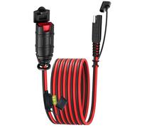 5FT SAE Extension Cord for NOCO Genius Smart Battery Chargers, GC009 X-Connect sae adapter with 20A Fuse Waterproof Plug, 14AWG Heavy Duty SAE Connector Cable for Motorcycle/ATV/UTV/Auto